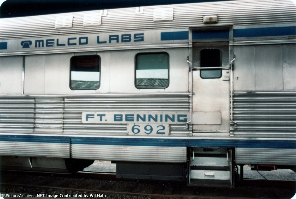 Melco Labs Tavern-Lounge-Obs. 692 "Ft. Benning" Nameplate